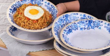 Mempercantik Penyajian Nasi Goreng Dengan Piring Vicenza